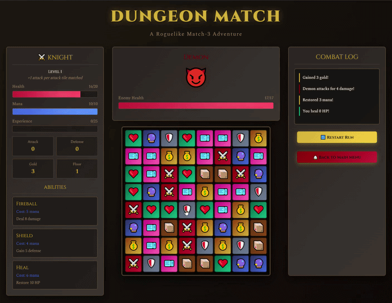 Match3r gameplay